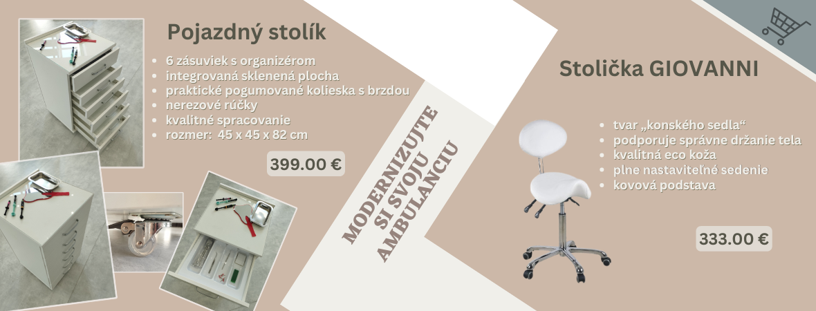 Stol&iacute;k do zubnej ambulancie